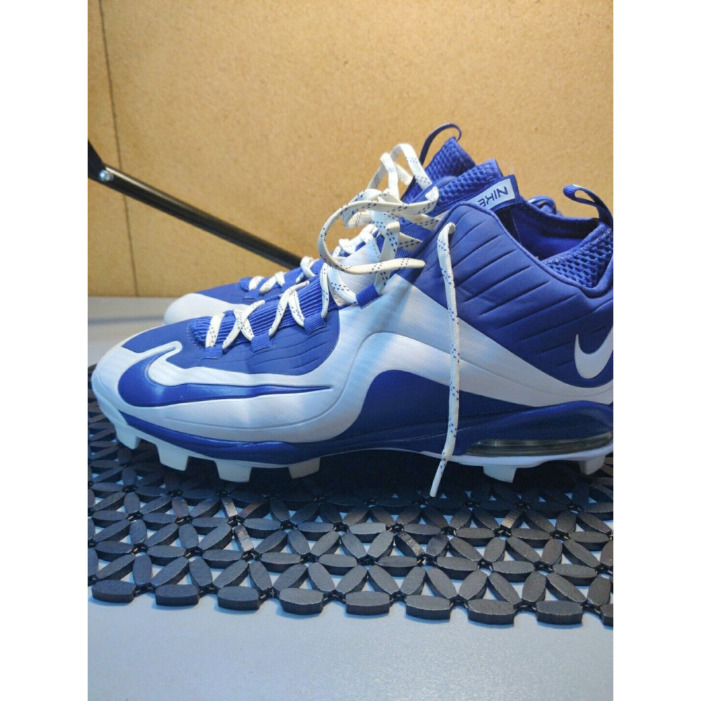 Nike Air Max MVP Elite Blue White Baseball Cleats 14 - Picture 3 of 9